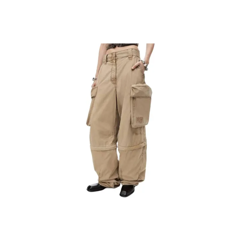 Alexander Wang Panelled Wide leg Cargo Trousers-4