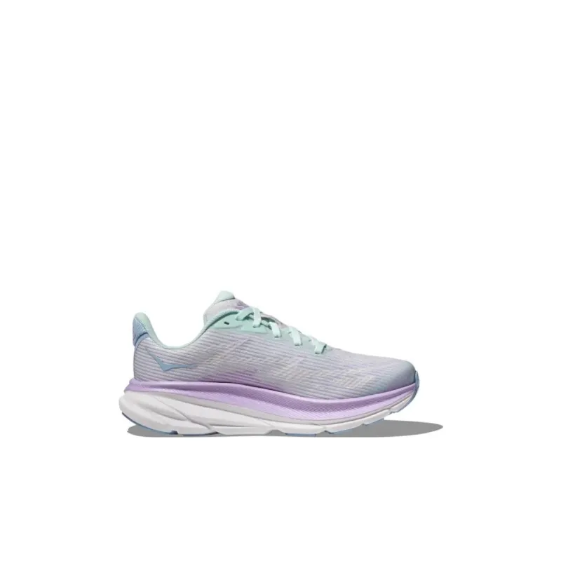 HOKA ONE ONE Clifton 9 Low Top Kids' Running Shoes Light Purple Kids'-1