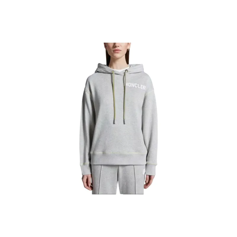 Moncler Logo embroidered Cotton Hoodie-2