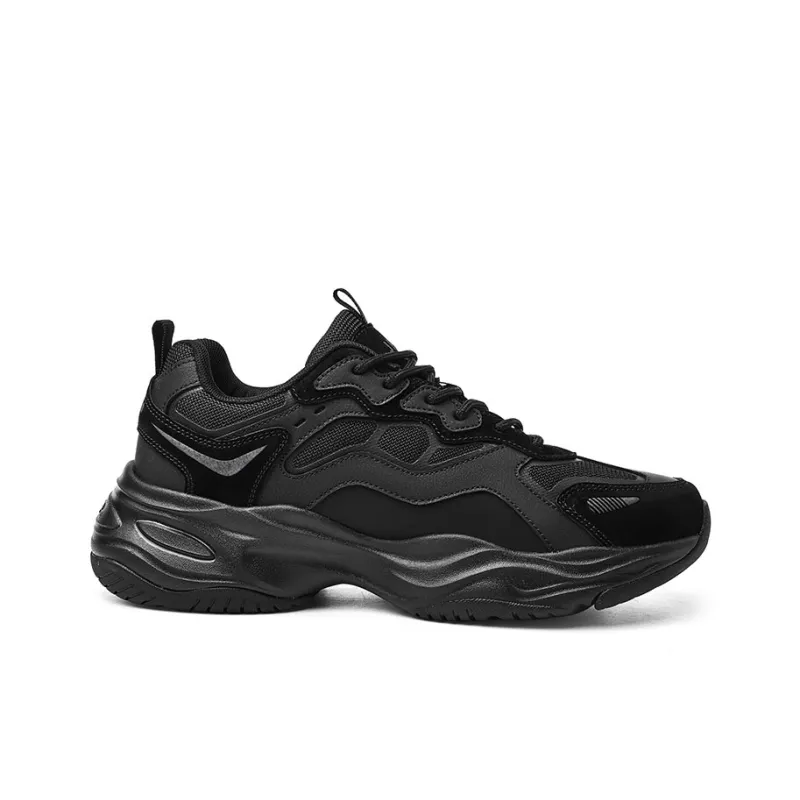 JEEP SPIRIT Non slip Lightweight Low Top Casual Shoes Men's Graphite Black-1