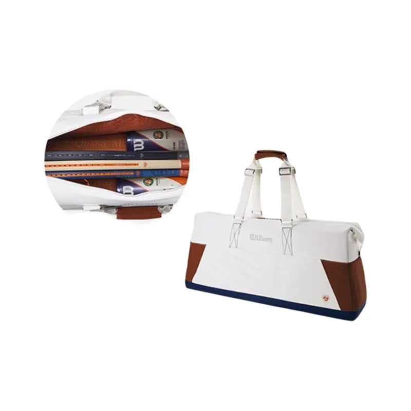 Wilson Tennis Racket Bags PU Polyester Unisex 73.66X33.02 X 33.02 CM White Red-1