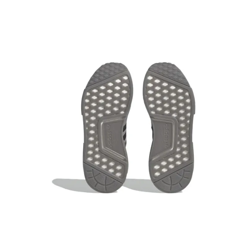 Adidas NMD R1 Grey Core Black Silver Metallic GS-1