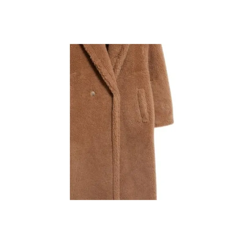 MaxMara Teddy Series Coats Women's Camel-4