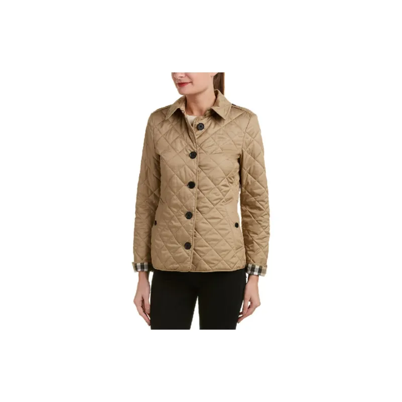 Burberry Puffer Jacket Women's Khaki-1