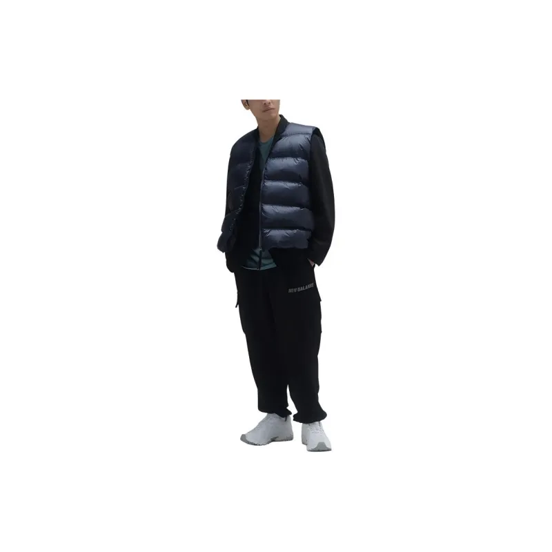 New Balance Met24 Down Vest Vest Men's Marine Blue-6
