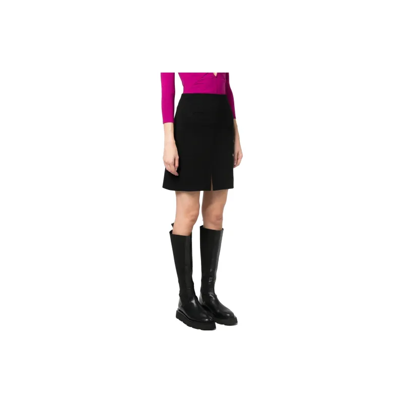 PINKO High Waist A Line Mini Skirt-3