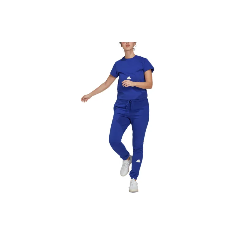 Adidas Knitted Sweatpants Women's Blue-2