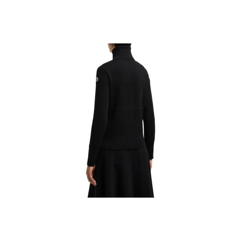 Moncler Tricot Zip Up Padded Jacket-3