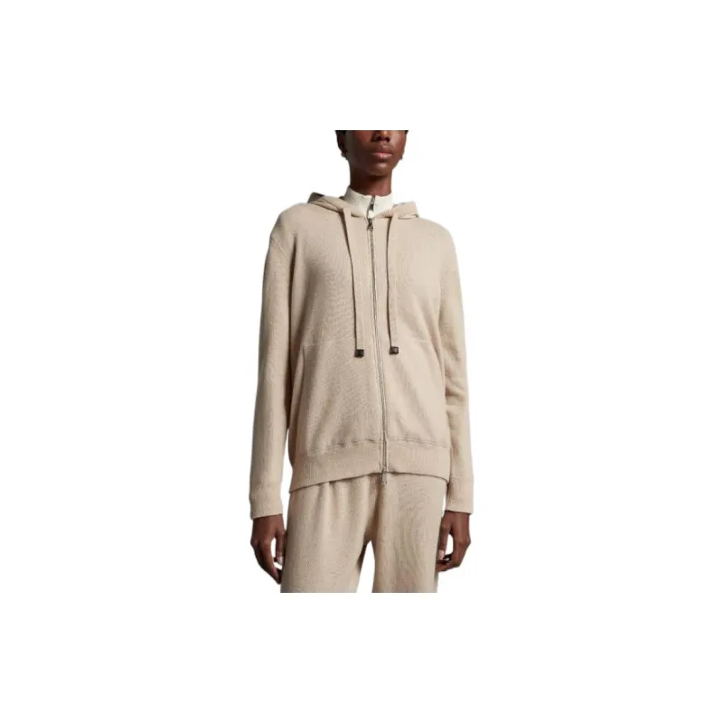 Moncler Cashmere Sweaters Women's Beige-1