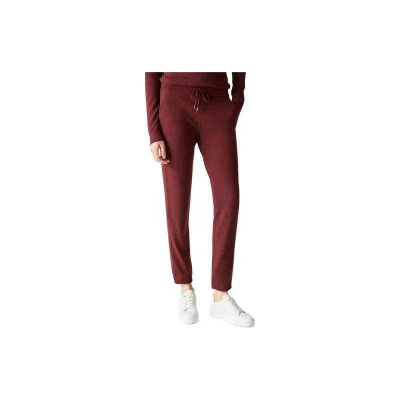 Loro Piana Casual Pants Women's Burgundy-1