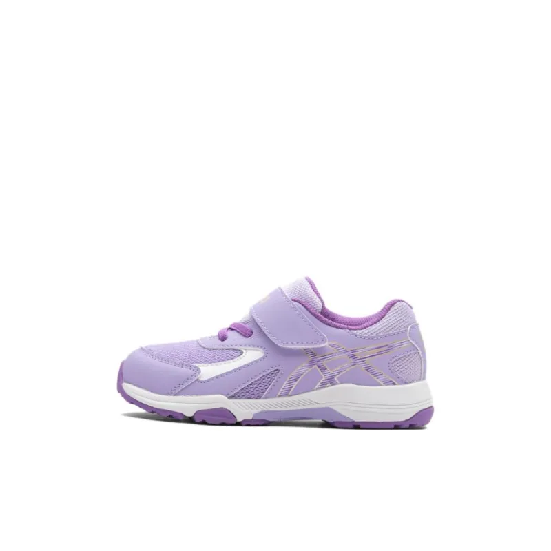 Asics Cushioning Low Top Kids' Running Shoes Purple Children Aged 3 7 Years Old-0