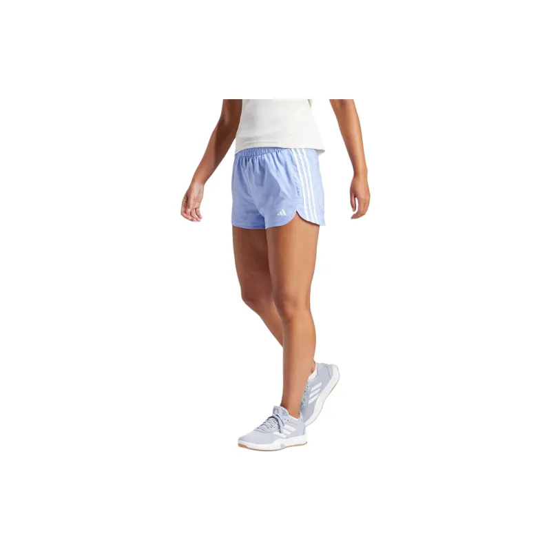 Adidas Pacer Training Woven Shorts Sports Shorts Women's Light Blue-3