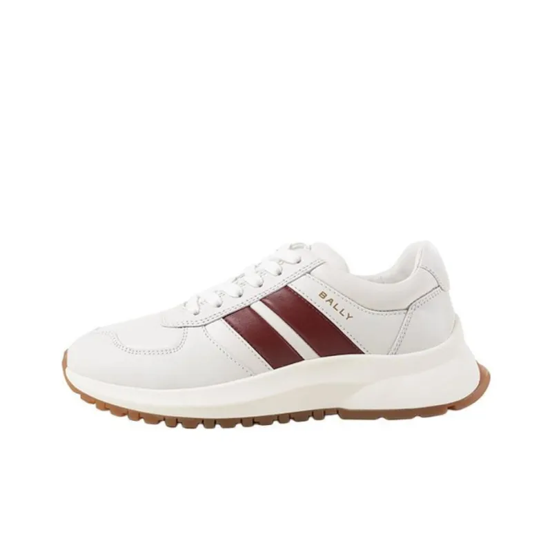 BALLY Darsyl Striped Leather Sneakers Women's-0