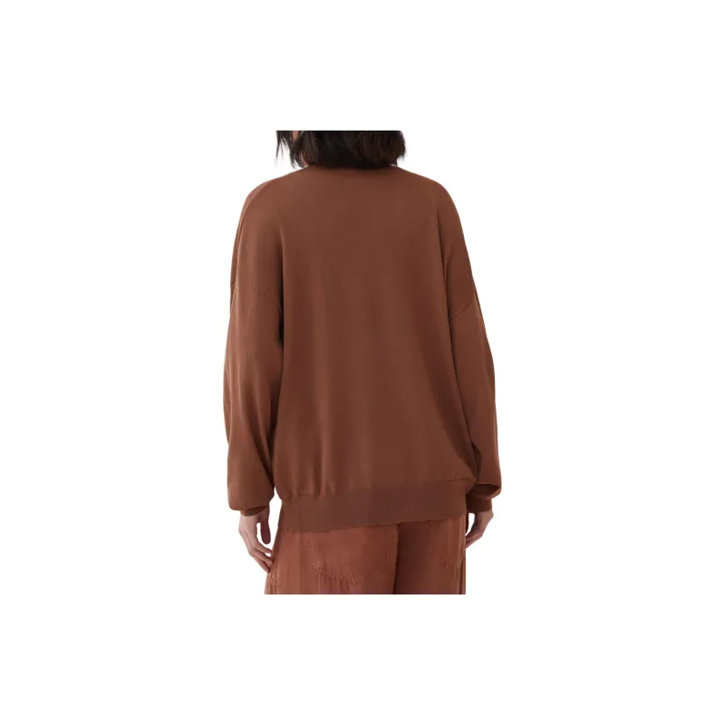 I BLUES SS24 Knitwear Women's Coffee-3