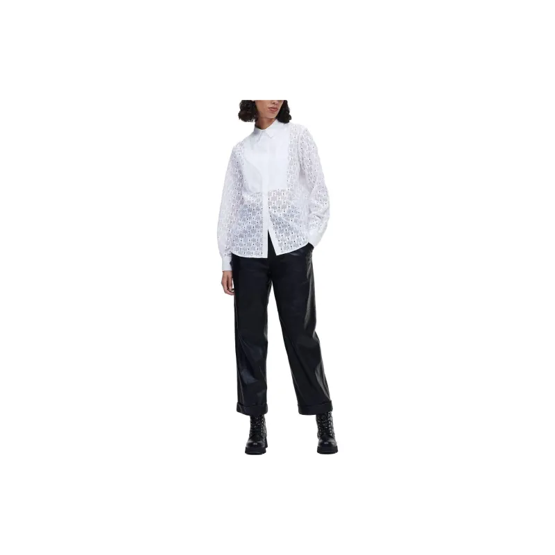 KARL LAGERFELD Shirt Women's White-3