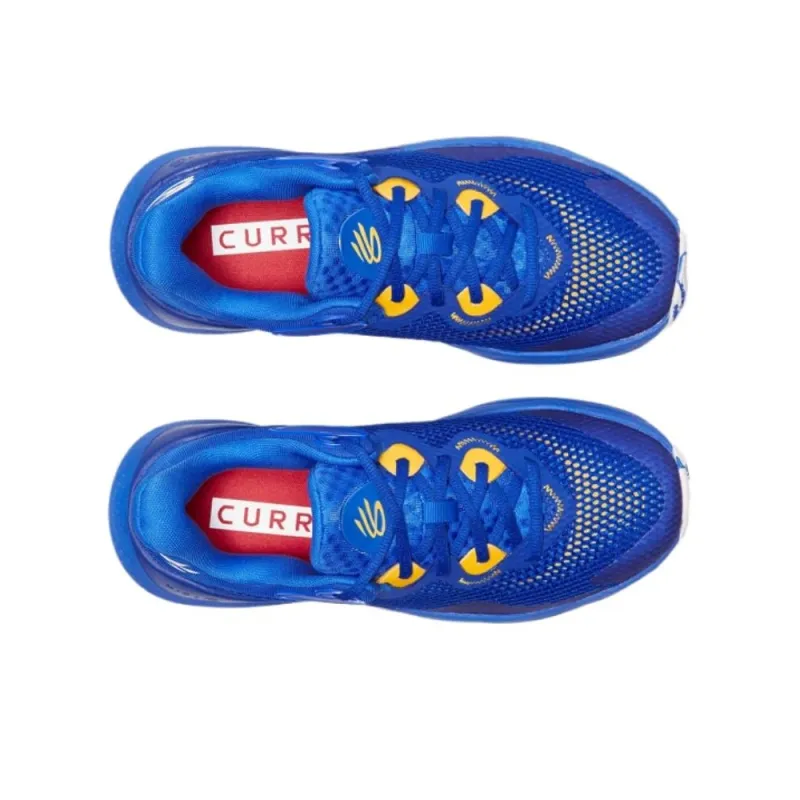Under Armour Curry Splash 24 Anti Slip Wear Resistant Low Top Basketball Shoes Unisex Blue-3