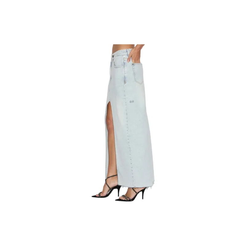 Ksubi Denim Long Skirts Women's Blue-1