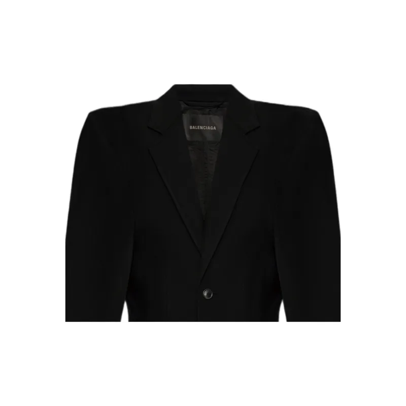 Balenciaga Single Breasted Mid Length Coat-5