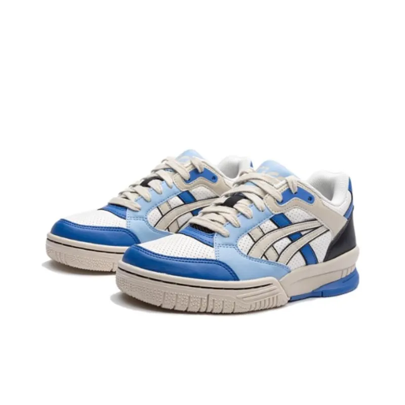 Asics Gel Spotlyte Low Top Children's Basketball Shoes Blue White Teenagers-2