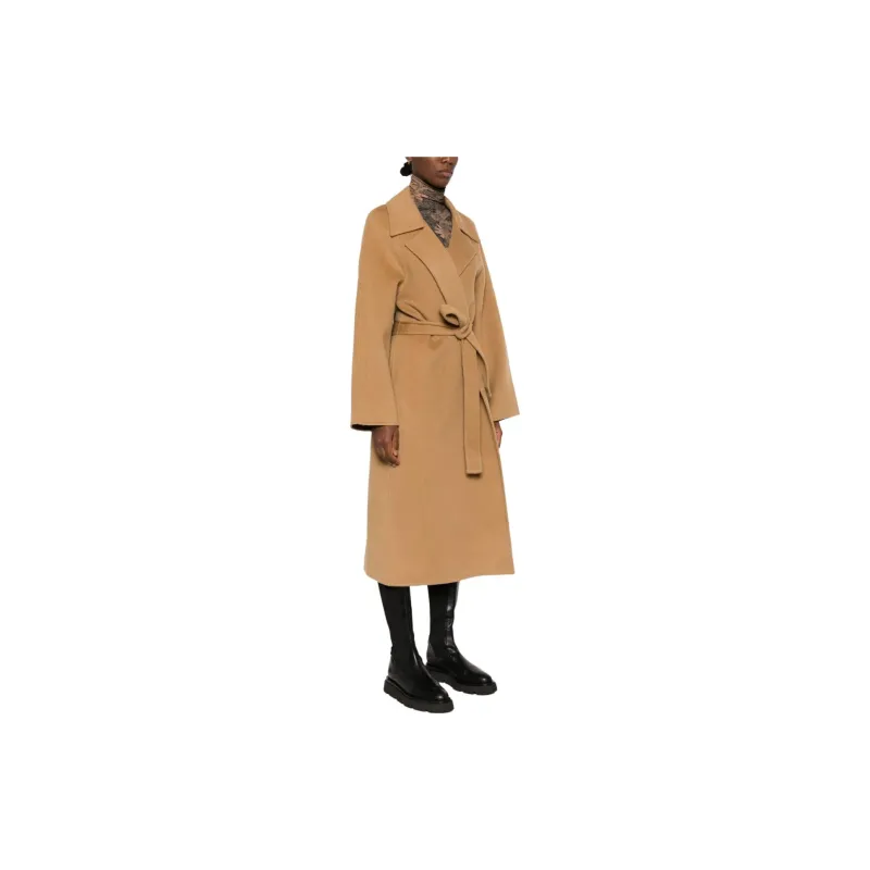 LOW CLASSIC Belted Maxi-Length Coat-3