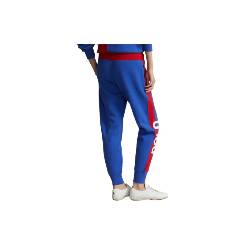 Polo Ralph Lauren SS24 Knitted Sports Pants Women's Blue-3