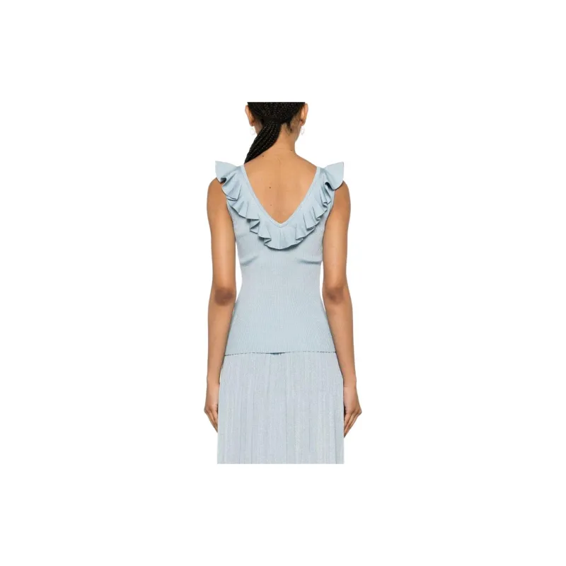 Zimmermann Waverly Lurex detail Ribbed Top-2