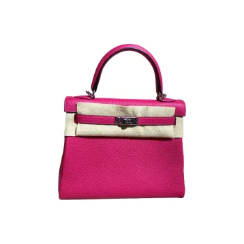 HERMES Kelly Togo Calfskin Kelly Bag Handbag Women's 0D Rose Mexico Pink