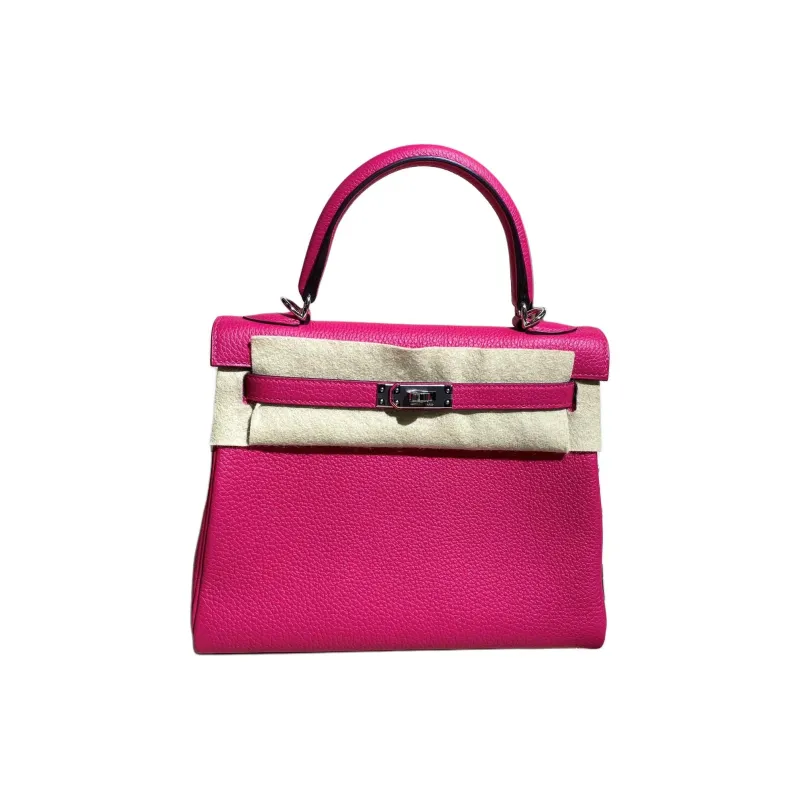 HERMES Kelly Togo Calfskin Kelly Bag Handbag Women's 0D Rose Mexico Pink-0