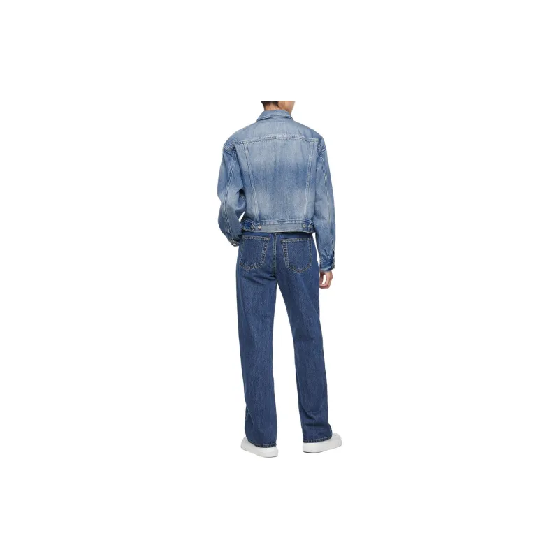 CALVIN KLEIN Denim Jacket Women's Blue-3