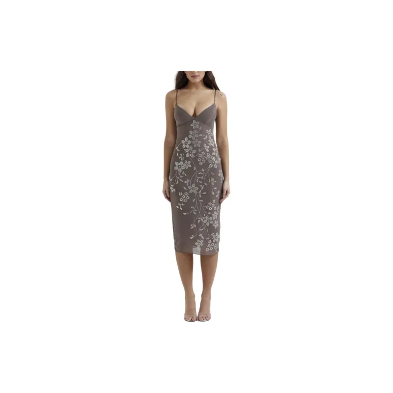 HOUSE OF CB BLANCA Slip Dresses Women's Smoke/Gray-2