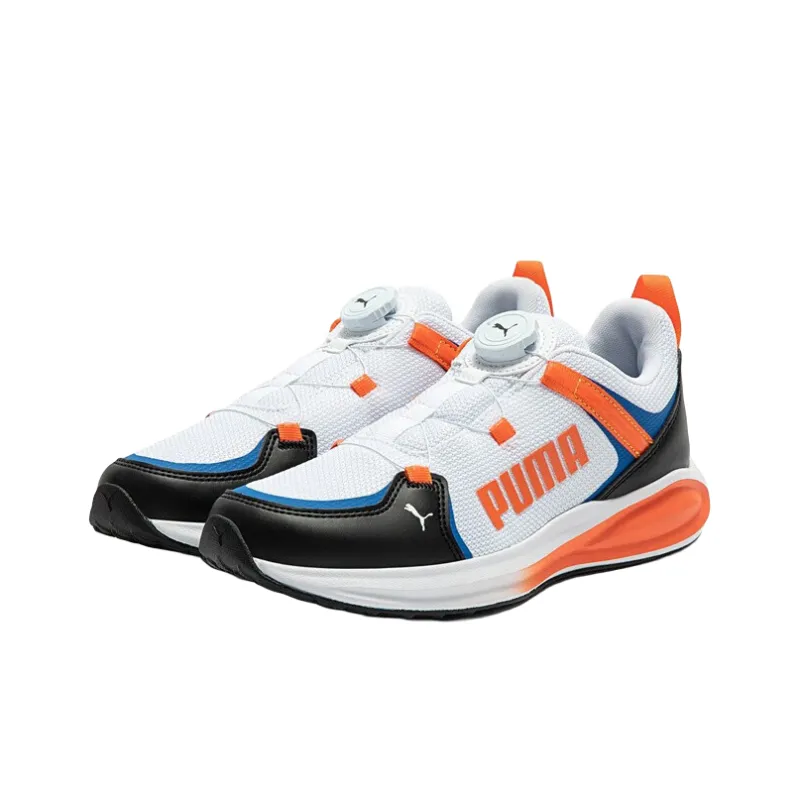 PUMA Twitch Runner Cushioning Wear-Resistant Low-Top Kids' Running Shoes White Teenagers-2