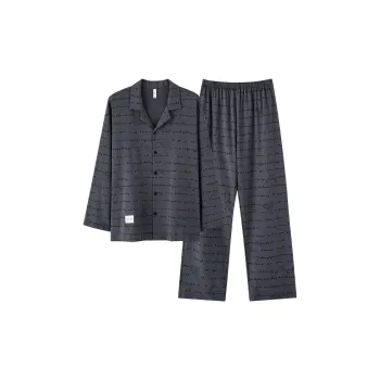 Lanza Pajama Set Men's Dark Gray
