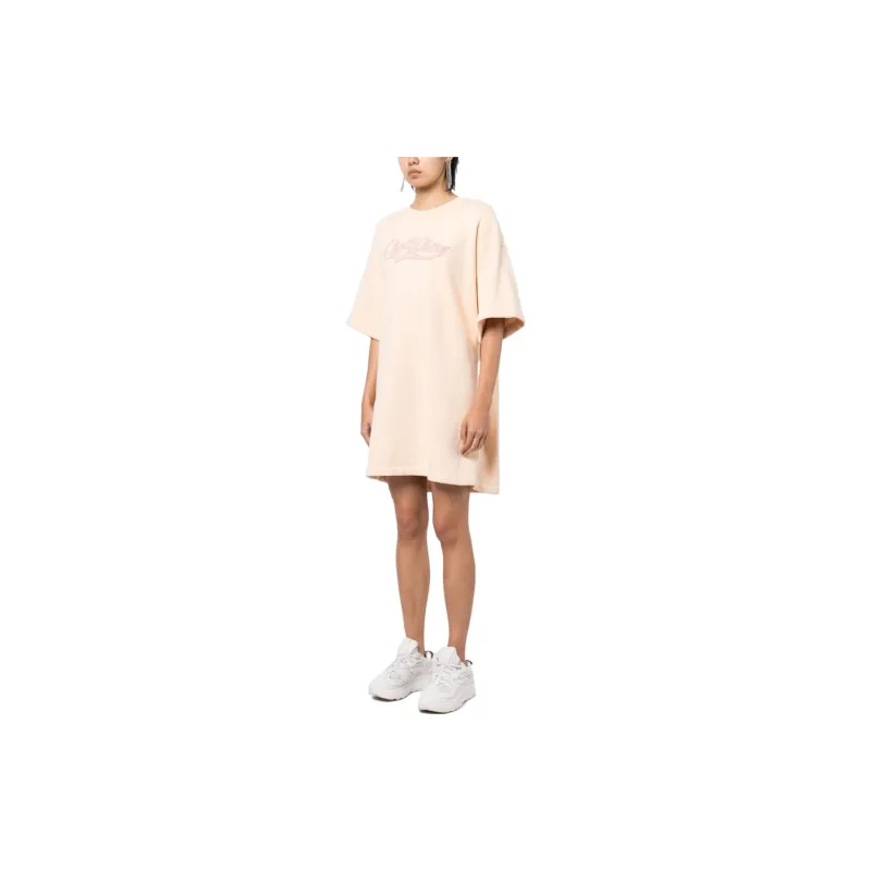 OFF WHITE Short Sleeved Dress Women's-2