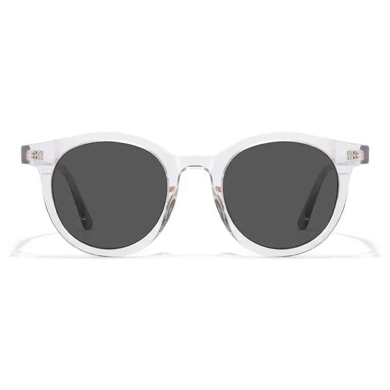 Morakot Plate Frame Round Sunglasses Unisex-4