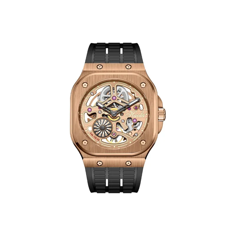 HaofaTourbillon 1960 Automatic Mechanical Movement Watch Men's Watches Cut-Out Dial-6