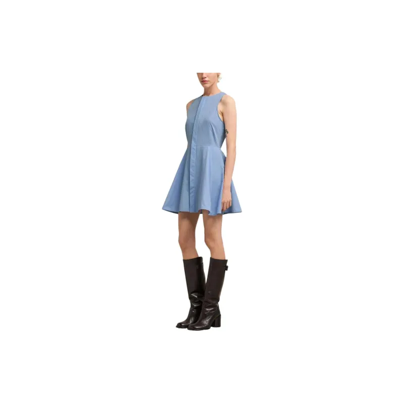 AMIPARIS Popeline Sleeveless Mini Dress-4