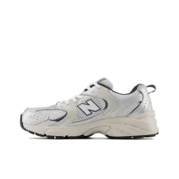 New Balance NB 530 Cushioning And Breathable Low Top Kids' Running Shoes White Blue Silver Teenagers