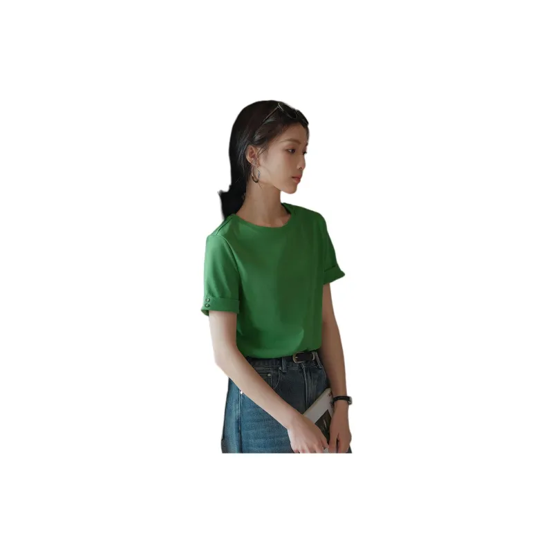 XWI T Shirts Women's Green-1