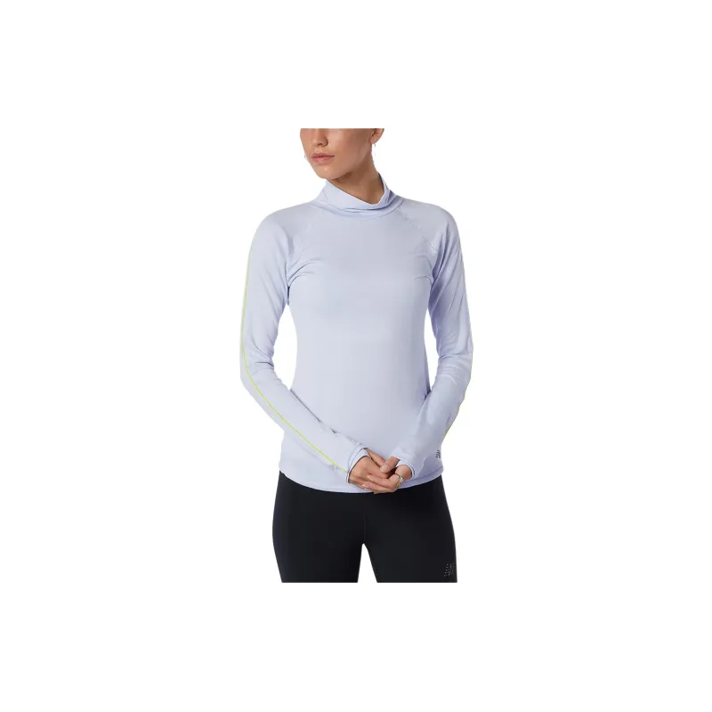 New Balance T Shirts Women's Light Purple-2