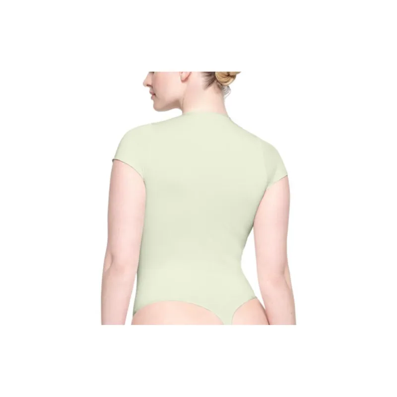 SKIMS ESSENTIAL T-SHIRT BODYSUIT Bodysuits Women's Pistachio/Happy Fruit-1