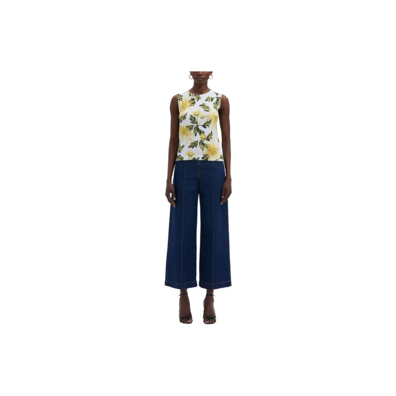 Oscar De La Renta Chrysanthemum Tank-1
