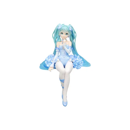 FURYU Hatsune Miku Bubble Pressed Surface Pink Butterfly Fairy Blue Version Figure Bonus Gifts
