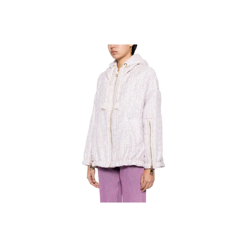 KHRISJOY Sequinned Tweed Windreaker-3