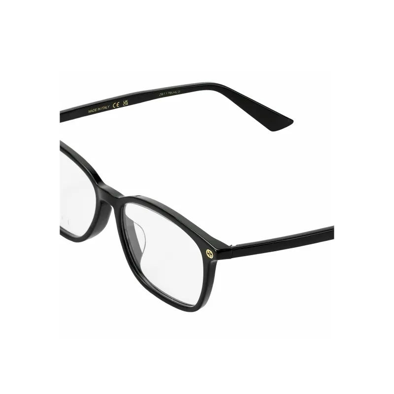 GUCCI Plate Frame Square Eyeglass Frames Unisex-4