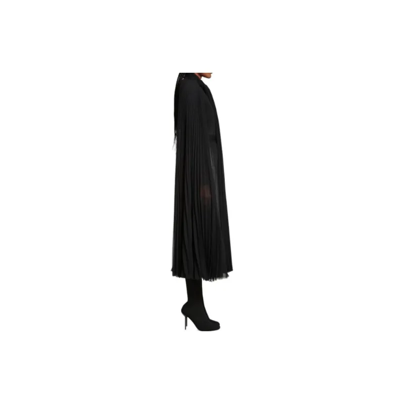 Balenciaga Scarf Pleated Blouse-3