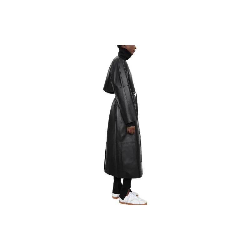 TOTEME Trench Coats Women's Black-3