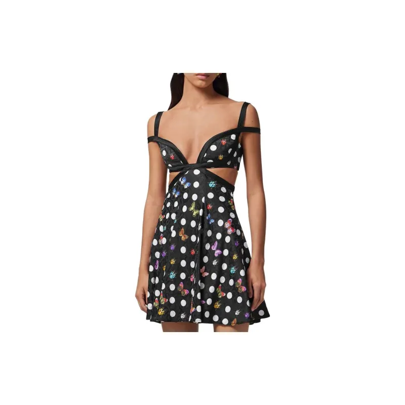 VERSACE X Dua Lipa Printed Midi Dress-2
