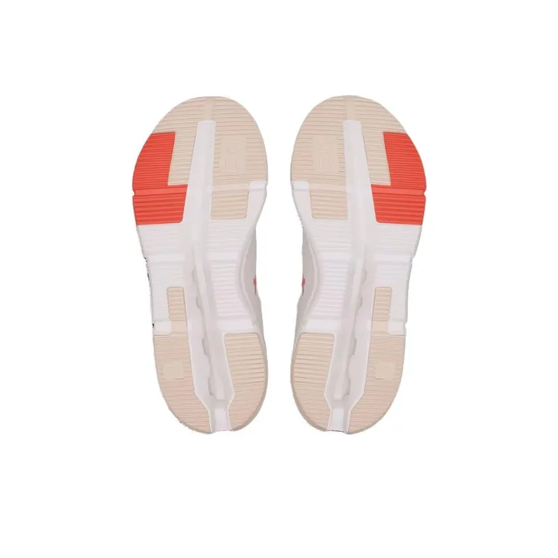 On Cloudnova 2 Anti Slip Wear Resistant Low Top Running Shoes Women's White-4