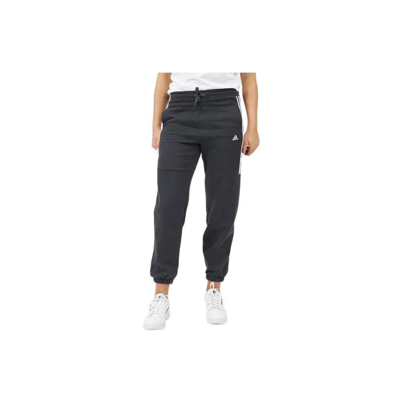 Adidas Knitted Sports Pants Women's Gray-2