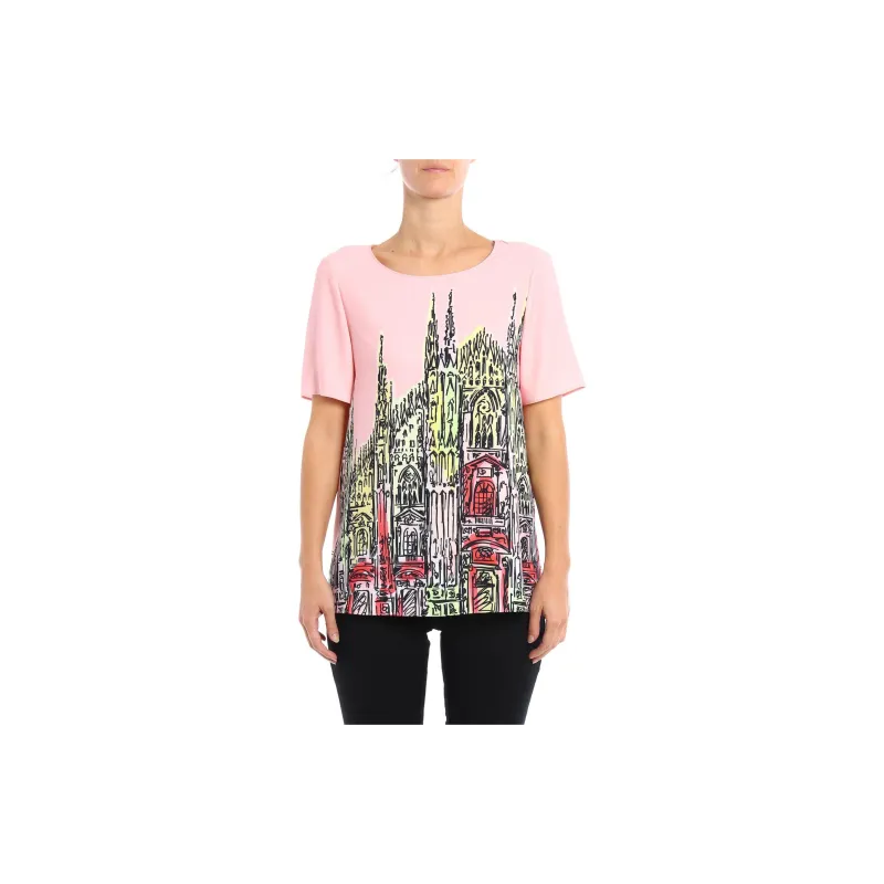 MOSCHINO T Shirts Women's Pink-1